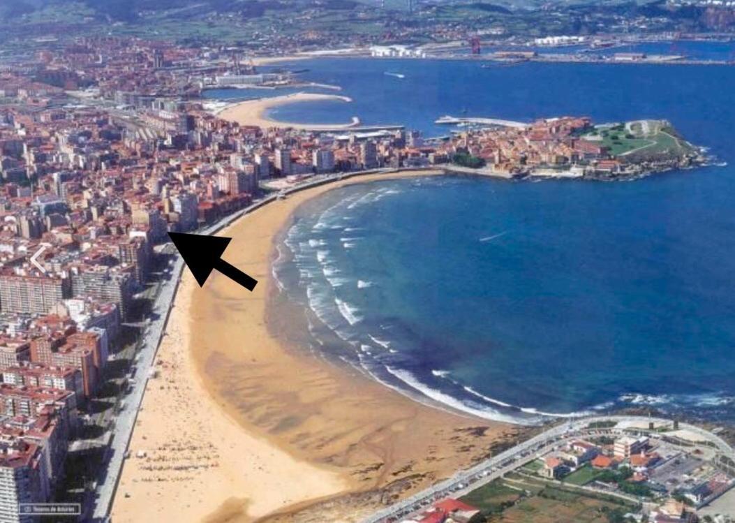 Ático Marqués Playa Centro - garaje opcional - TODOS LOS PROTOCOLOS SANITARIOS Gijón Exterior foto